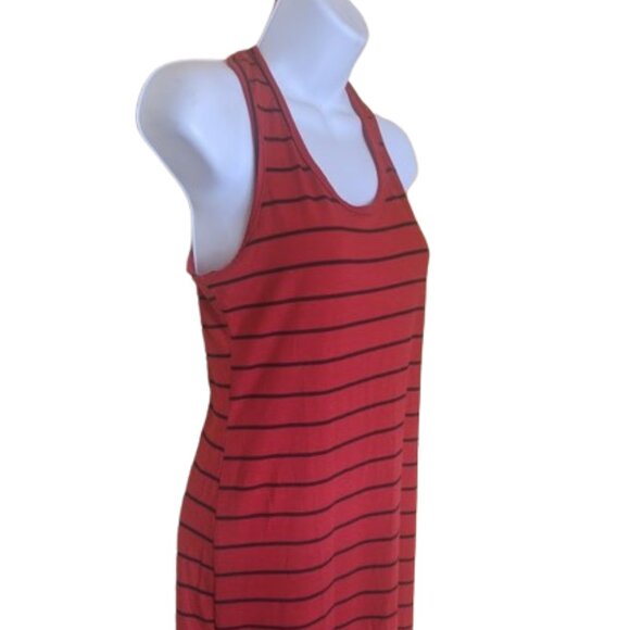 ---  Red Maxi Tank Dress Size Small - Picture 3 of 4